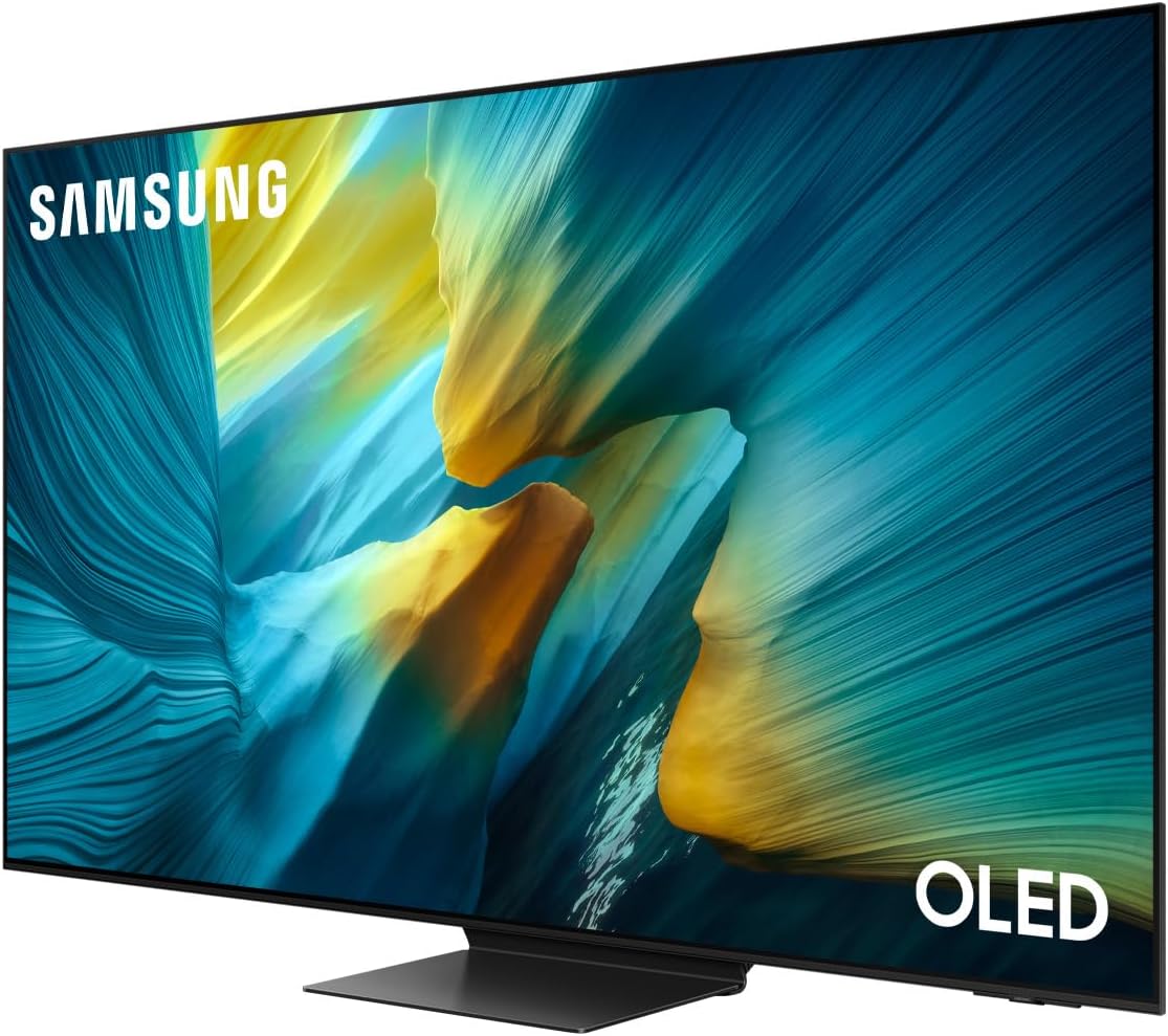 OLED 4K Vision AI Smart TV 65'' QE65S95FAEXZT, NQ4 AI Gen4 Processor, 4K AI Upscaling, Glare Free, Dolby Atmos & OTS+, Infinity One Design, Entertainment Package, 2025