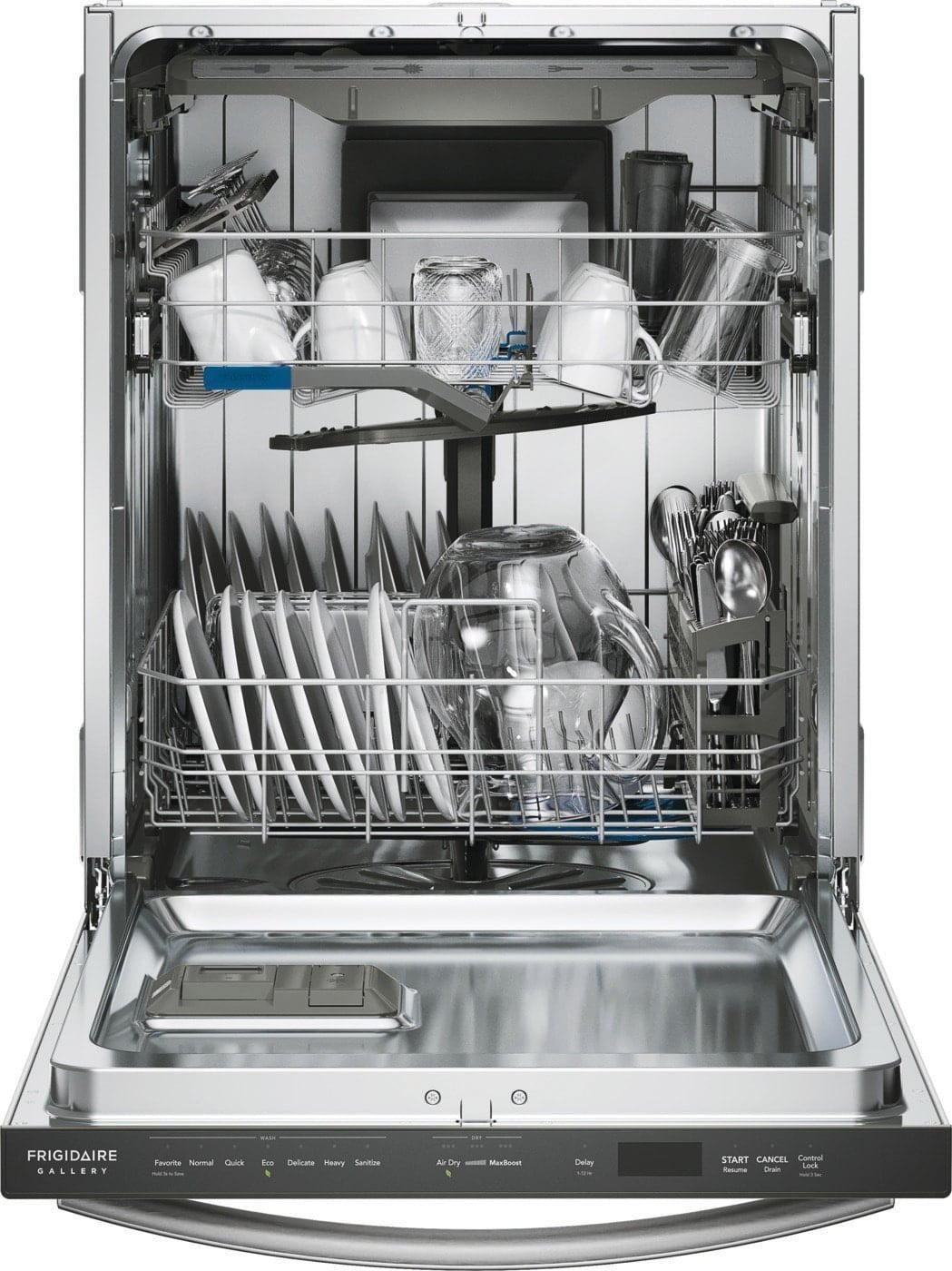 Frigidaire Gallery 24″ Dishwasher with CleanBoost, Stainless Steel