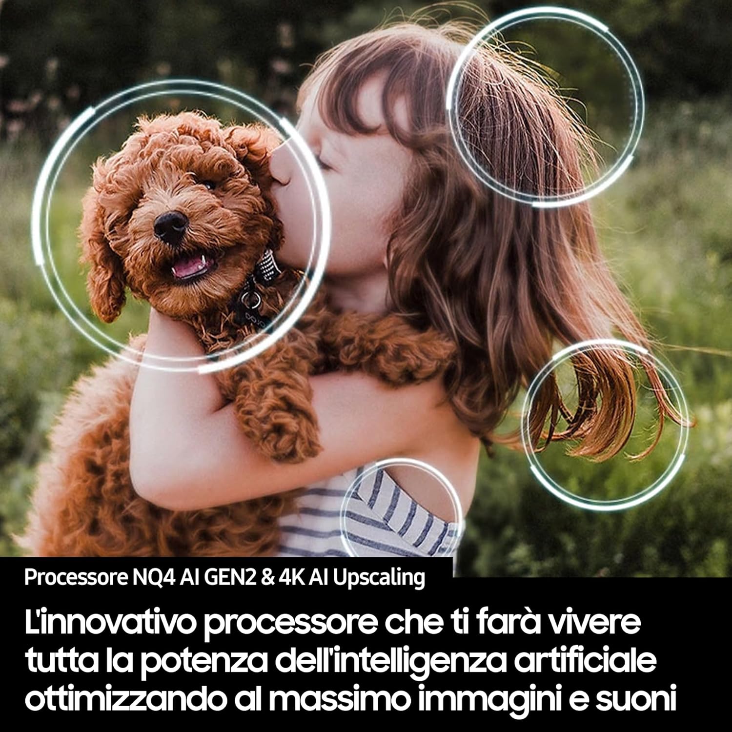 Neo QLED 4K Vision AI Smart TV 55'' QE55QN74FATXZT Mini LED, NQ4 AI Gen2 Processor, AI Upscaling, Motion Xcelerator 144 Hz, Technology Quantum Matrix Slim, OTS Lite, AirSlim Design, 2025