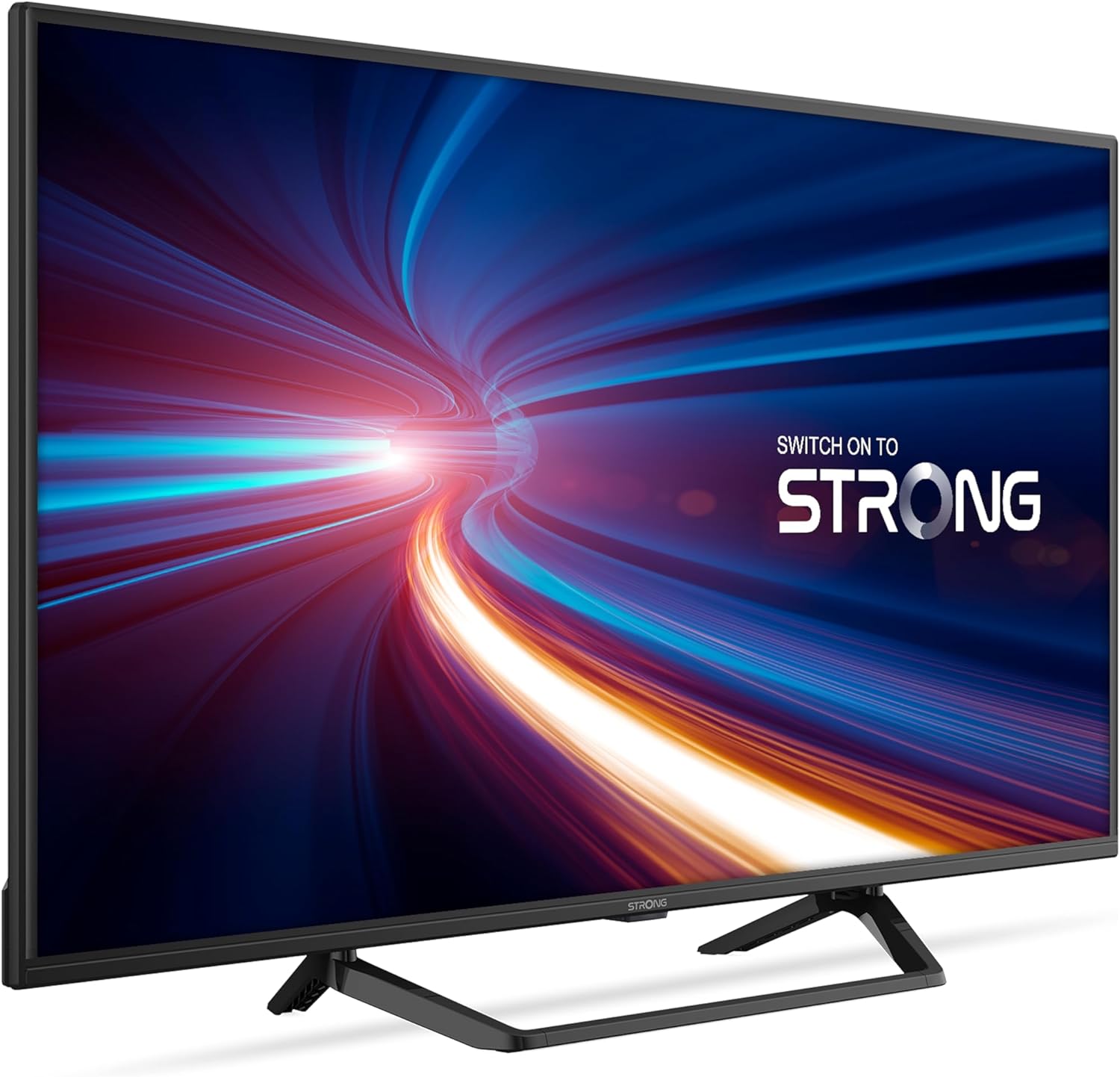 Strong SRT40FF2003C 40-Inch TV, Central Stand, Easy Hotel Mode, Built-in DVB-T2 Digital Tuner, Ideal for Small Spaces or Wall Mounting
