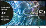 Smart TV 43" QE43Q64DAUXZT QLED, Upscaling, Processor Quantum 4K Lite, AirSlim Design, DVBT-2, Q-Symphony & OTS Lite, Gaming Hub, Ultimate UHD Dimming, Titan Gray 2024 [Amazon EXCL.]