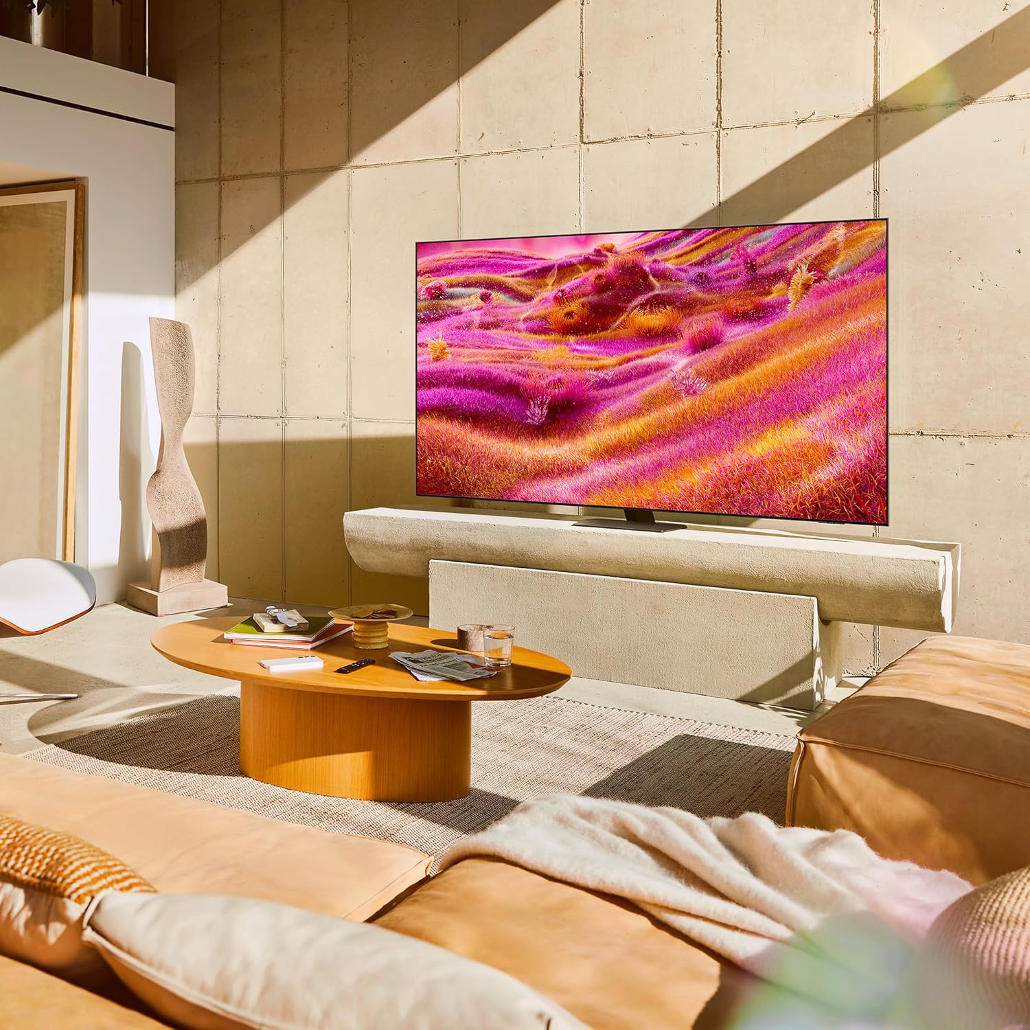 Smart TV 55'' QE55QN94FATXZT Neo QLED 4K Mini LED, NQ4 AI Gen3 Processor, 4K AI Upscaling Pro, Glare Free, Motion Xcelerator 165Hz, Dolby Atmos & OTS+, NeoSlim Design, 2025