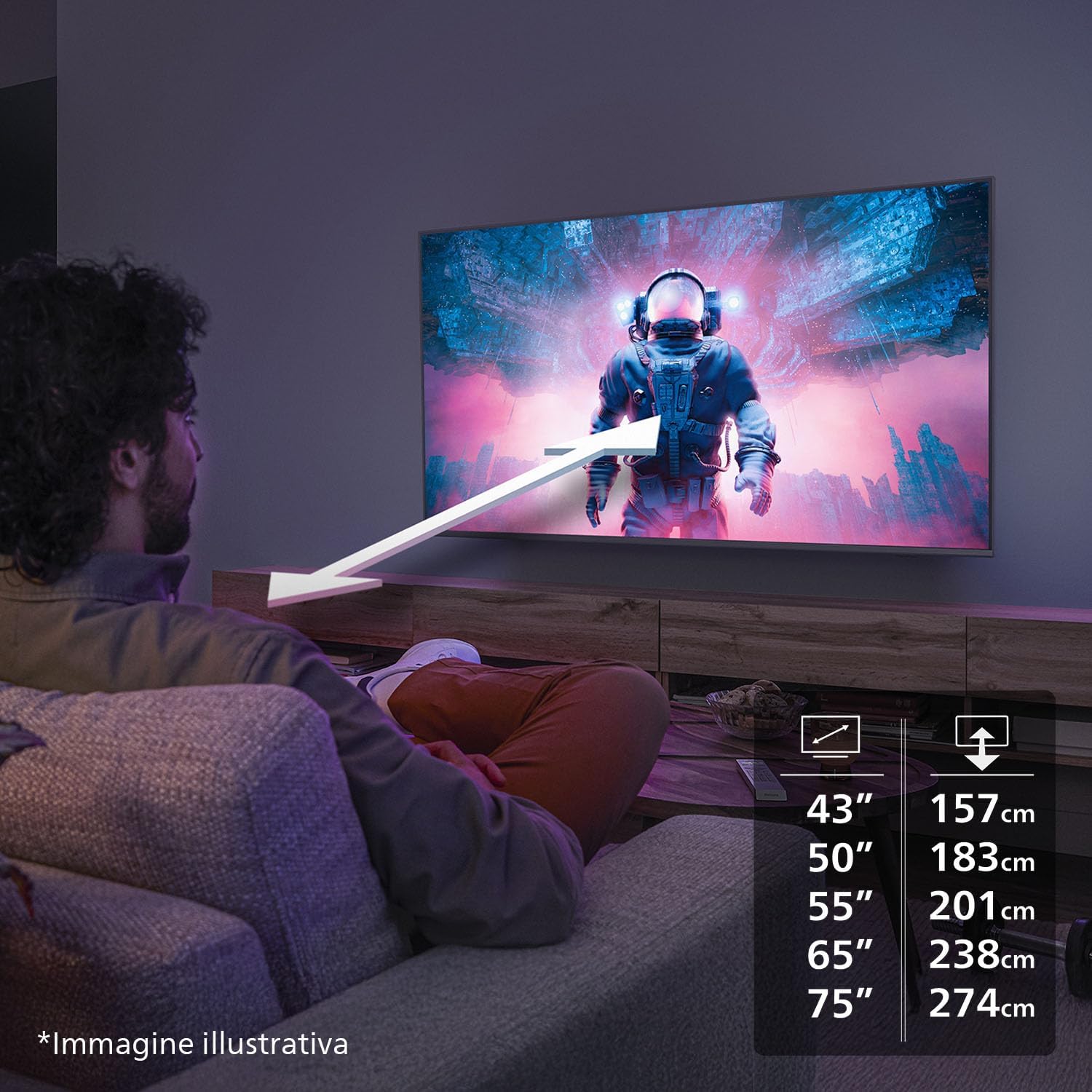 43PUS7810 4K LED Smart TV - 43-Inch Display with Titan OS Platform, Pixel Precise Ultra HD and Dolby Atmos Sound - Works with Alexa and Google Voice Assistant