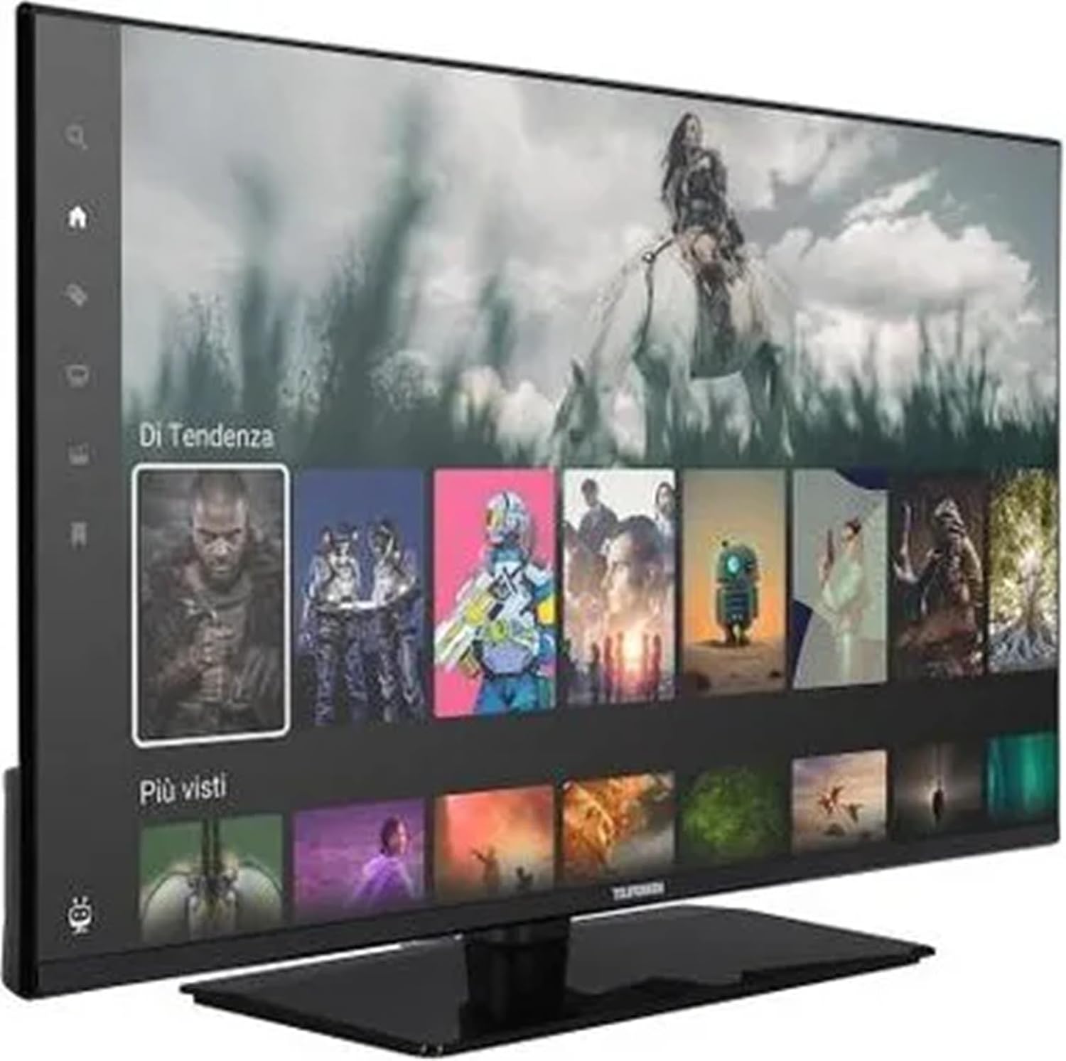 TELEFUNKEN TE40750B45I2KT - 40-Inch Smart TV (102 cm) DVB-T2 HEVC, LED, Black