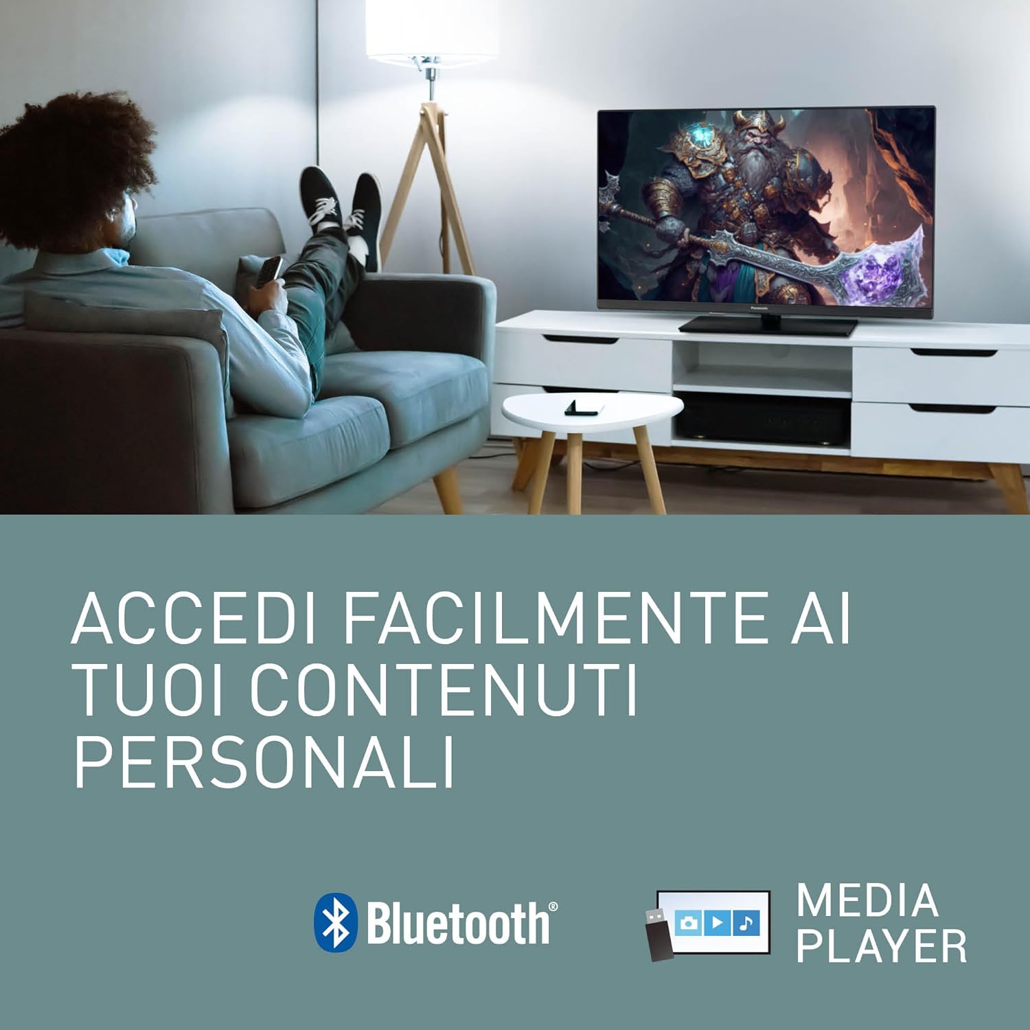 Panasonic TV-32S55AEZ, Series S55 32 Inch Smart LED TV Full HD, 2024, Fire TV, HD Color Engine, HDR, Alexa Voice Control, Game Mode, Media Player, for an Optimal Viewing Experience