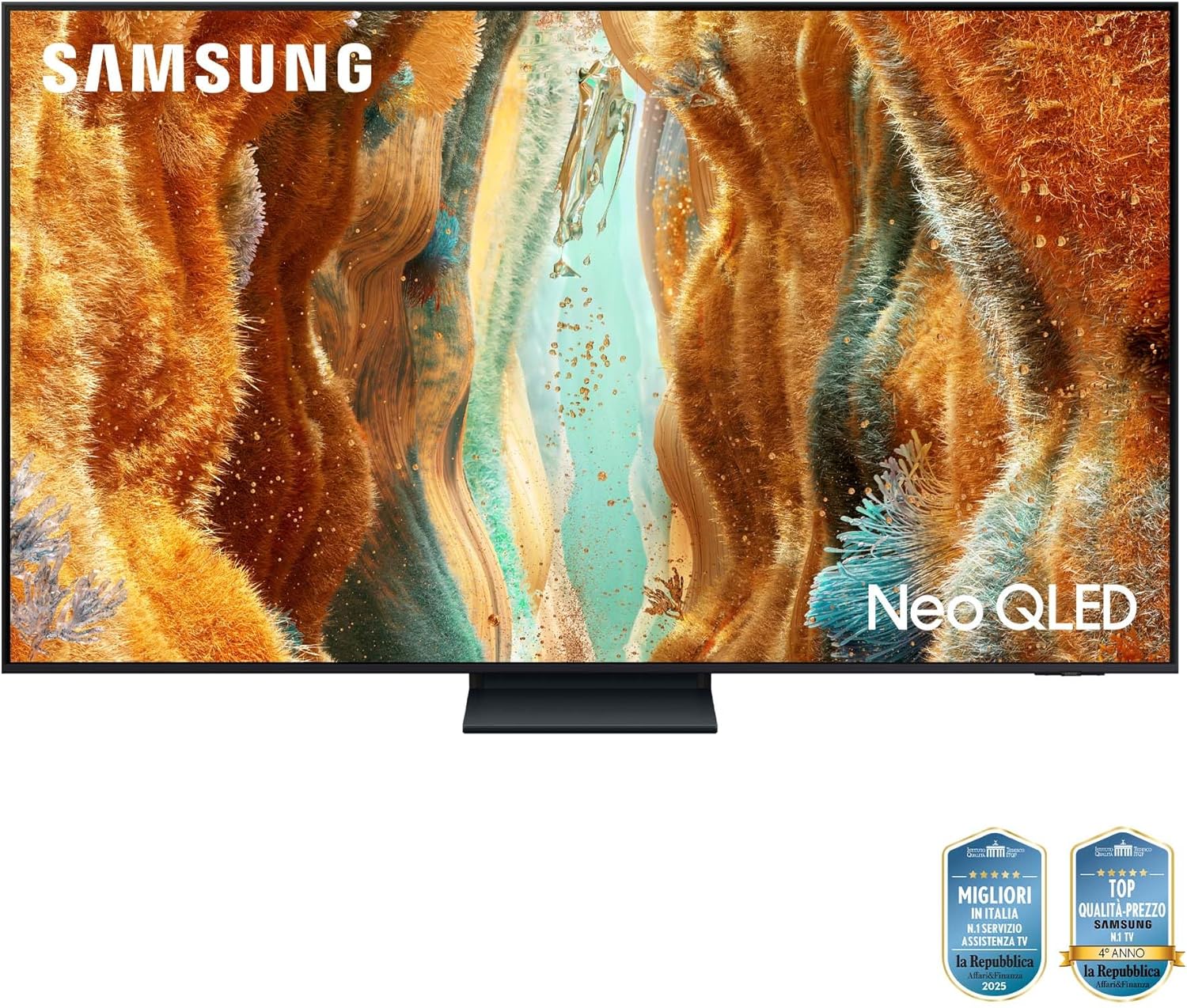 Neo QLED 4K Vision AI Smart TV 55'' QE55QN74FATXZT Mini LED, NQ4 AI Gen2 Processor, AI Upscaling, Motion Xcelerator 144 Hz, Technology Quantum Matrix Slim, OTS Lite, AirSlim Design, 2025